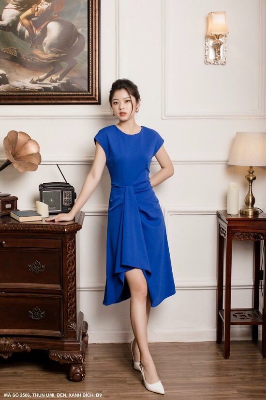 Đầm Dơi Váy Xếp - D2506